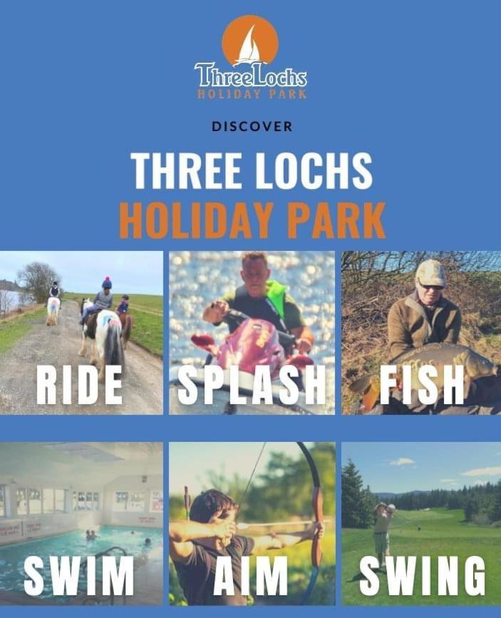 Three Lochs Holiday Caravan For Families And Couples Balminnoch Ngoại thất bức ảnh